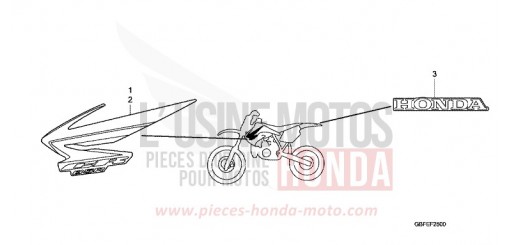 MARQUE/RAYURE CR85RB7 de 2007